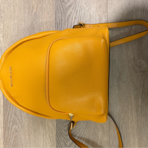 Michael Kors Saffron Leather Backpack - Picture 5 of 5